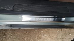 Накладки на пороги Carmos V2 (4 шт, нержавейка) фото 4